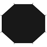 Rete parasole per letto a molle con capacità di blocco UV del 95%, design rinforzato per una vestibilità sicura, progettata per trampolini rotondi da 4 m per uso esterno (1,8 m per 6 poli)