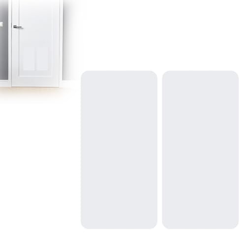 Dog Door Protector from Scratching, Steel Guard, Matte White 8"x16"