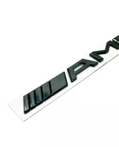 Badge AMG Style Badge Gloss Black AMG Badge Letters Emblem