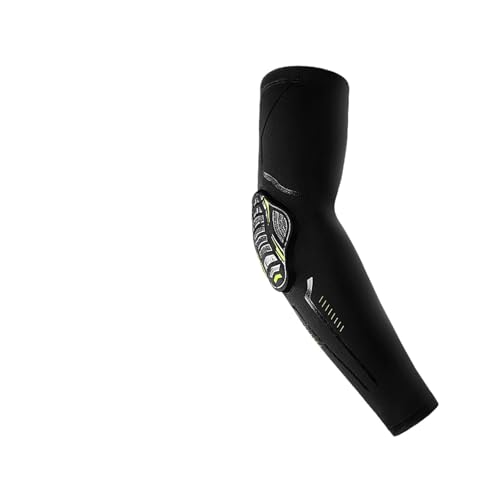 1Pcs Summer Elastic Basketball Elbow Pads Arm Sleeve Crashproof Honeycomb Support Sport Safeties Protector Guard(Black,X-Large)