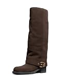 Michael Kors Women's Colby Boot, Chocolate, 8