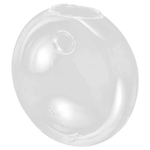 PartyKindom Terrario Colgante de Pared Pequeño Jarrón de Cristal Transparente Botella de Vidrio para Plantas Hidropónicas Decoración del Hogar