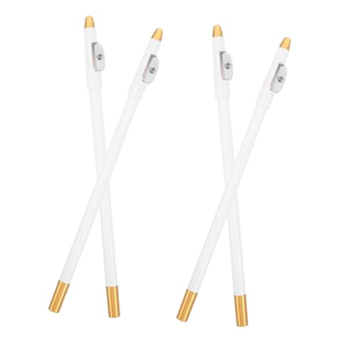 FOMIYES 4pcs Beard and Hairline Pencil Set with Built Sharpener Brow Filler and Beard Pen for Men Smudge-resistant Makeup Tools for Precise Shaping and Styling