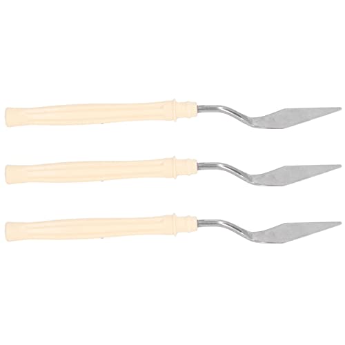3 Uds Cuchillo de Paleta Cuchillo de Paleta Lienzos Multiusos para Pintar Herramienta de Corte de Acero Inoxidable Colgante de Plástico Pintura Al óleo Cuchillo de Paleta Cover