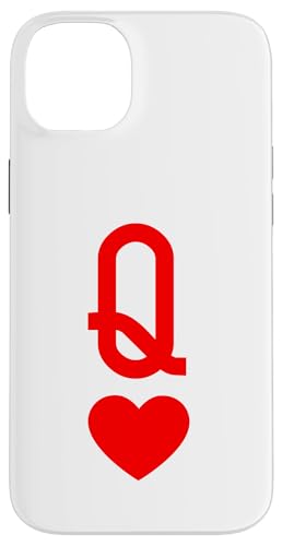 Costume d'Halloween Queen of Heart King and Queen Easy Couple Coque pour iPhone 14 Plus