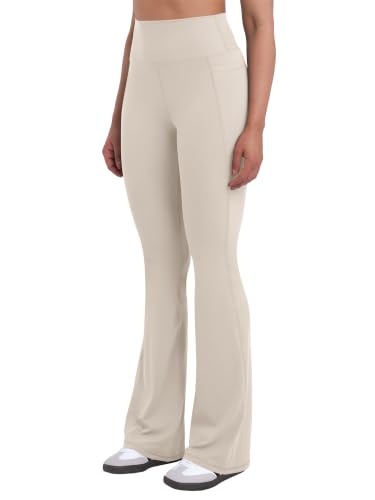Sunzel Women Mini Flare Leggings with Pockets Breathable Bootcut Yoga Pants — view 2