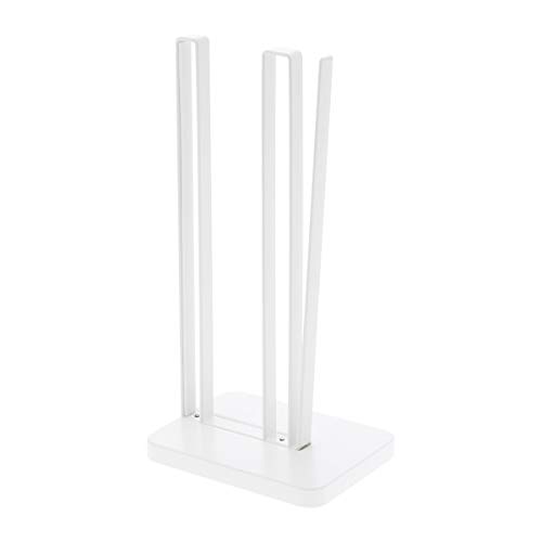 Yamazaki Industries Paper Towel Holder (with one hand cut paper towel holder (Plate White 3260