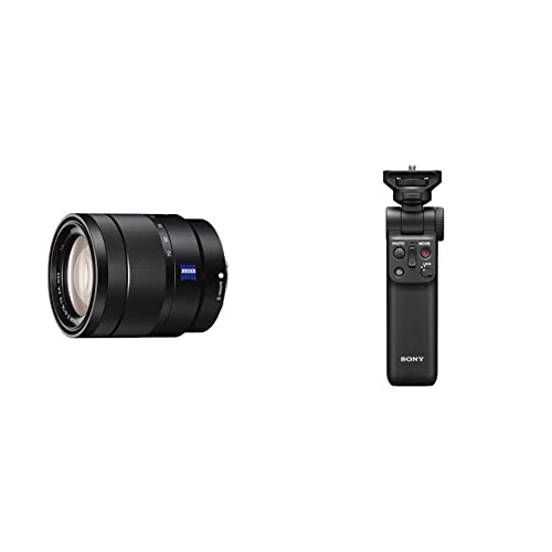 Sony SEL-1670Z Zeiss Standard-Zoom-Objektiv schwarz & GP-VPT2BT Bluetooth Handgriff schwarz