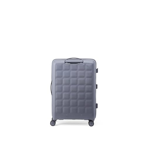 Image of American Tourister Bitbloc | Check-in Trolley Bag (68.5 cm) | 69 Ltrs | 360 8 Wheel Spinner | Hard Case | Recessed TSA Lock | 3 Years Global Warranty | Grey