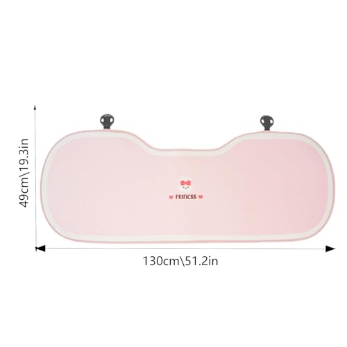 Coussin de siège voiture dessin animé ergonomique avec support lombaire antidérapant - 8