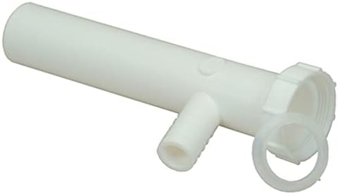 PROFLO PFTPP301 1-1/2" x 8" Plastic Direct Connect Branch Tailpiece with 7/8" OD Branch Connection - N/A