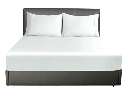 5-Sterne-Bettwäsche, Hotelqualität, Fadenzahl 800, 100 % reine ägyptische Baumwolle, luxuriöses Spannbetttuch, dehnbar bis zu 28 cm tief (Kingsize-Bett: 152 x 203 cm + 28 cm tief)