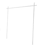 SIXRUN Tendone a Tensione, Divisorio per Stanza con Aste Verticali, Regolabile in Acciaio Al Carbonio Antiruggine, Supporta 2 Aste Verticali e 1 Orizzontale per Appartamenti e Dormitori (bianco opaco)