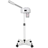 Ozone Facial Steamer, Professional Spa Salon Facial Steamer with Hot Mist Function, A Beauty Equipment Can Be Used at Home and Beauty Salon, Remove Blackheads, Hydrating, Clean Skin and Pores, White