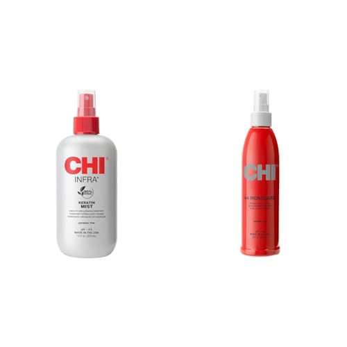 CHI Keratin Mist Hair Spray 12 Oz Iron Guard Thermal Protection Spray 8 Fl Oz Bundle - image 1