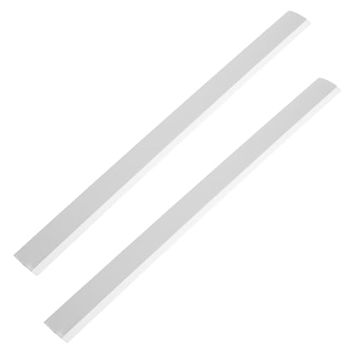 TOBBOMEY 2pcs Dustpan Edge Strip Replacement Soft Lip for Dust Pans Durable and Easy to Install Garbage Shovel Edge Protector Cleaning Tools and Corners