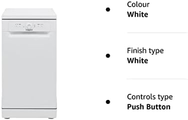 Hotpoint Freestanding HSFE1B19UKN Slim 45cm Dishwasher - White