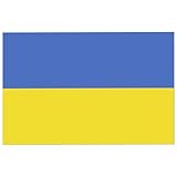 Magnet Me Up Ukraine Flag Car Magnet 3x5 Inch Weatherproof UV-Printed Vinyl Durable, Fade Resistant, Patriotic Auto Magnetic Decal Made in USA, Strong Hold for Vehicles, Lockers, Made in USA