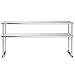 GRIDMANN NSF Stainless Steel Commercial Kitchen Prep & Work Table Plus A 2 Tier Shelf - 72 in. x 12 in.