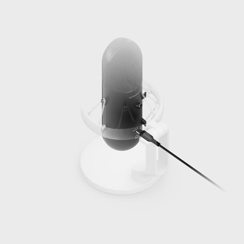 Image of SteelSeries Alias USB Mic for PC - 3x Bigger Capsule for Gaming, Streaming and Podcasting - Sonar for Streamers Audio Software - AI Noise Cancelling - LED Mute & Level Monitoring - Shock Mount - Black