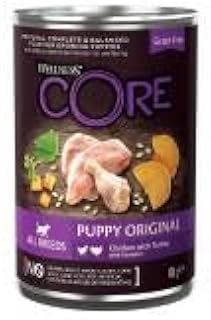 WELLNESS CORE, Wet Dog Food, 95% Meat, Chicken, Turkey and Vegetables, High Protein Content, No Additives, Convenient 0.4 kg Size, Suitable for All Breeds product image