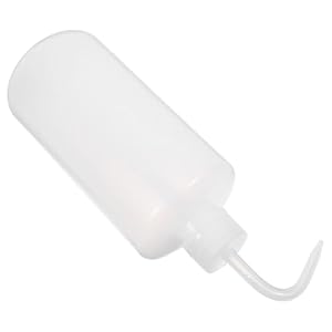 MUCKLILY Waschflasche mit Gebogenem Mund