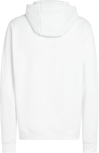 Tommy Hilfiger Herren Hoodie Central Chest Stripe mit Kapuze, Weiß (White), XL – Ansicht 6