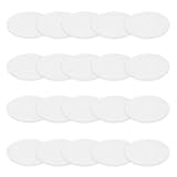 PATIKIL Runde Silikon Gummischeibe 20 Stück 25mm Außendurchmesser x 1mm Dicke Runde Silikon Dichtung Puffer Pad Für Haushalt Handwerk Industrie Anti Vibration Rutschscheibe Durchsichtig