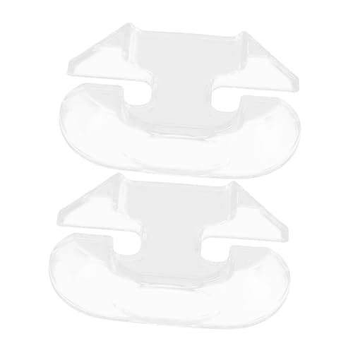 ifundom 2pcs Transparent Skate Shoe Display Rack Durable Acrylic Inline Skate Holder for Organized Storage Maximizes Space and Stability