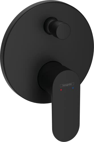 Hansgrohe Rebris S Single Lever Bath Mixer for Concealed Installation for iBox Universal Matt Black, 72466670