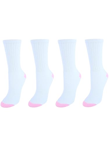 Image of CTM Women's Soft Crew Sport Socks (Pack of 4)