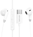 For Samsung Galaxy A37 A57 A07 S25 FE S24 FE A17 A16 A35 A55 A36 A56 A25 A15 A15 5g Earphones, USB C Headphones, In Ear Type C Earphone with Mic & Volume Control, Hi-Fi Stereo Wired Earbuds