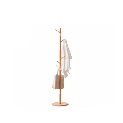 XCHSXYL Perchero de pie, Moderno y Sencillo, para Apartamentos pequeños, de Madera, para Dormitorio nórdico