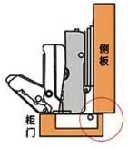 165 degrees large angle cabinet wardrobe door hinge damping hydraulic cabinet Hinge 2pcs - (Color: B)