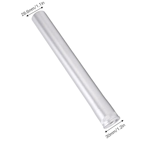 BOROCO Bicycle Front Fork Extension Head Tube Aluminum Fork Head Tube 28.6mm Straight Pipe Standpipe,Upper 28.6mm,Down 30mm - Image 2