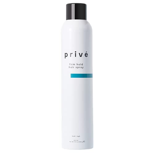 Privé Firm Hold Hairspray - Lock Your Look In Place With 12-Hour Lasting Hold (9.15 Fluid Ounces / 259 Milliliters)