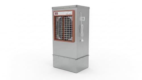 Image of Classic Evaporative Air Cooler, Metal Body, Window Cooler, with Cooling Pads