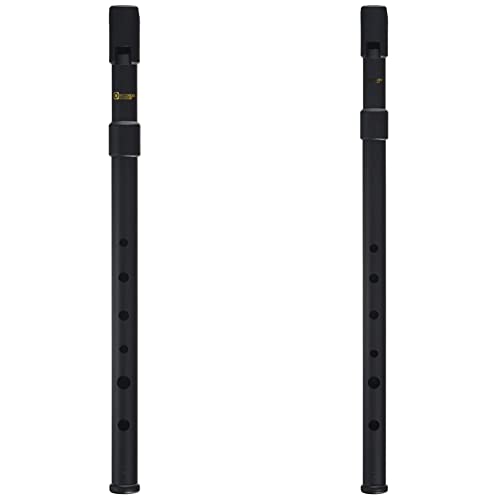 GEWA 830275.0 - Corona de cascabeles & Meinl Percussion FS-BK - Shaker de pie, color negro