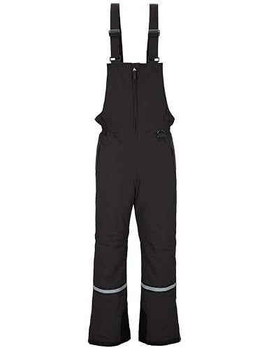 Wantdo Men's Winter Insulated Ski Pants Waterproof Snow Bibs Cargo Overalls