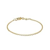 Pulsera Noura de oro amarillo de 18 quilates – eslabones redondos 3 mm 2,45 gr – Elegancia discreta y atemporal – Salia Gold Paris