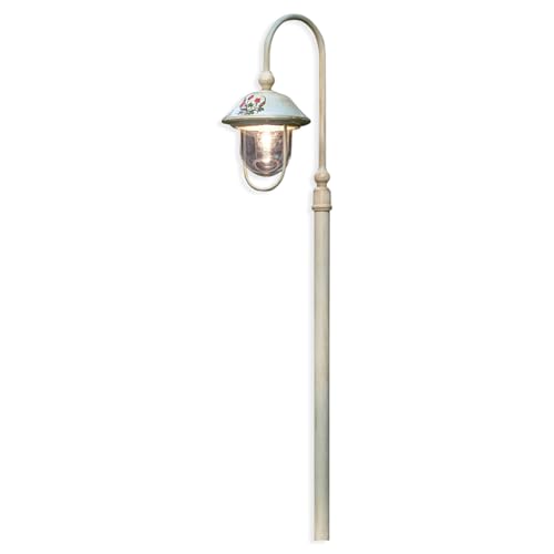 Lampe de terre Bari A303 créez un coin lecture cosy blanc fumé or