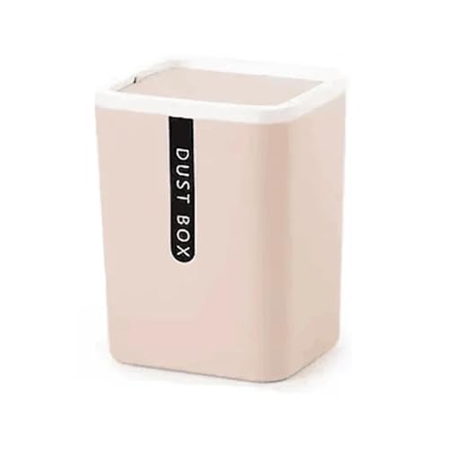 Cesta de basura de escritorio para estudio en casa papelera pequeña mini color kaki