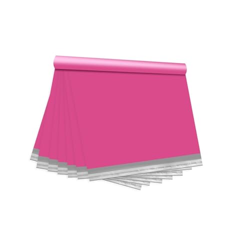 Pink Poly Mailers 10x13 50 Pcs, Cute Waterproof Shipping Bags with Self-Seal Adhesive, Durable Tear-Resistant Shipping Envelopes for Clothing