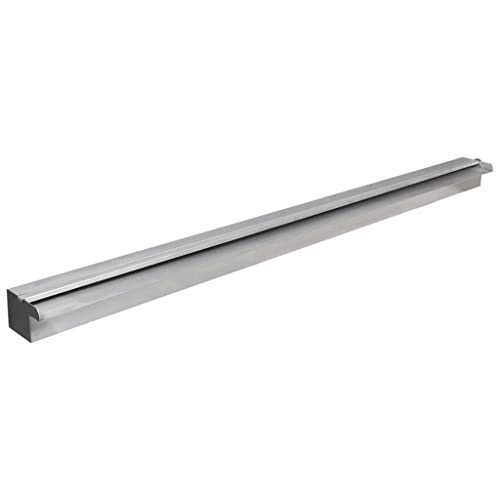 Vidaxl Fuente Rectangular Con Leds Para Piscina Acero Inoxidable 150 Cm Estanque