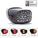 Motorcycle LED Turn Signal Integrated Tail Light Replacement for Harley Davidson Fatboy Heritage Sportster Softail XL FLHR FLHRCI FXD Dyna Road King Electra Glide Rear Brake Park Light (Smoked)