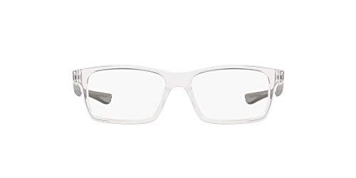 Oakley Youth Kids' OY8001 Shifter XS Square Prescription Eyewear Frames, Clear Grey Smoke/Demo Lens, 50 mm
