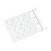 Étagère de Placard Extensible, séparateur de Rack de Rangement de Garde-Robe réglable, diviseur de Garde-Robe, Gain de Place pour la Salle de Bain et la Cuisine, Blanc, 48-75cm