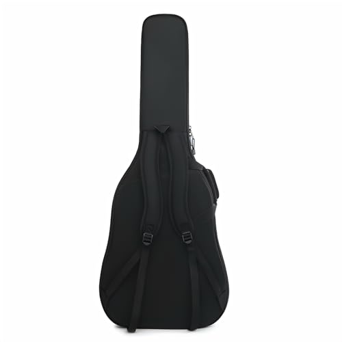 Image of The Melod Heavy Duty Padded Musical Lover 40,41,42, Inchi Acoustic Premium Guitar Bag,Case,Cover (Black and White)