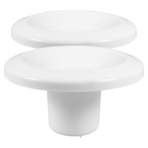 Veemoon Adaptador para Dispensador de Agua 2 Piezas Accesorio de Plástico Alimentario Blanco de Gran Tamaño Compatible Botellas y Enfriadores Domésticos Oficina