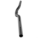 Manubrio per mountain bike in alluminio, 600 mm, diametro 25,4 mm, finitura opaca, facile da usare, comoda impugnatura per la sostituzione della bicicletta (rondine)